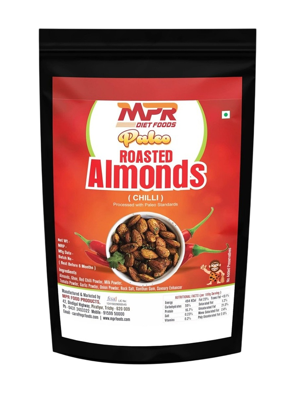 Roasted Almonds Chily Flavor-250G