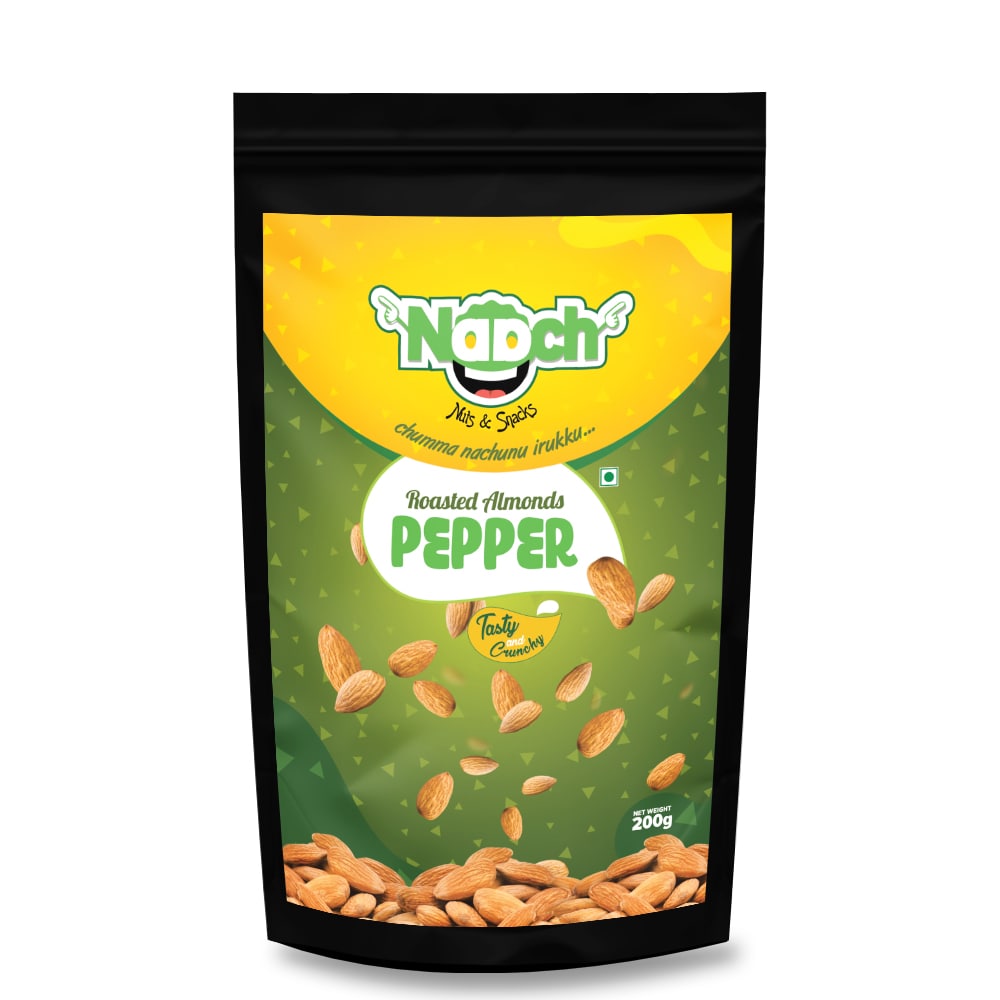 Roasted Almonds Pepper Flavor